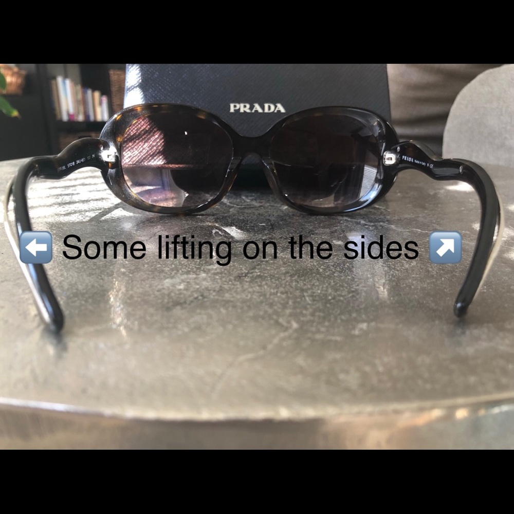 😎 PRADA Tortoise Shell Sunglasses - Picture 7 of 8